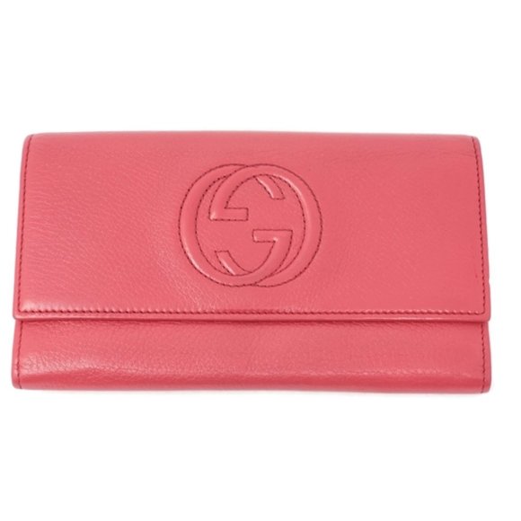 Gucci Handbags - 100% Auth Gucci Bifold Leather GG Wallet